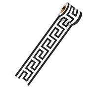 hapygasmAZ Geometric Wallpaper Border 4 Inch Plaid Wallpaper Border, Removable PVC Waterproof Oil Proof Kitchen Bathroom Wall Decor Durable