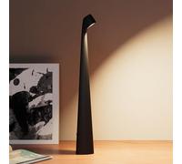 HAPYGI Portable Cordless LED Desk Lamp,Rechargeable Wireless Table Lamp, 3-Level Brightness, Patio Table Lamp, Bedside Night Light, Dining Room Ambient Light, Reading Light (Black)