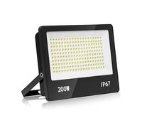 HAPYLUMI Outdoor Led Spotlights 200W, LED Spotlight 20000LM Outdoor LED Lights 6500K Cool White Outdoor LED Projector IP67 Waterproof Outdoor Security Light for Terrace Garden Patio