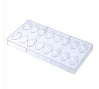 HAPYLY 16 Grid Water Drop Shape Chocolate Candy Mold PC Polycarbonate Chocolate Making Mould (Water Drop Shape)