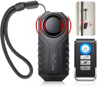HAPYTHDA Door Handle Alarm, Door Alarm for Home Security, 113dB Vibration Door Sensor Ensure Door Security, Door Alarms When Opened, Shed Alarm, House Alarms Security System