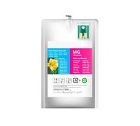 HAQBTATP 2L SB610 Sublimation Ink Bag 2000ml With Chip Compatible For Mimaki TS55-1800 TS55 1800 Printer Ink Pack(Magenta)