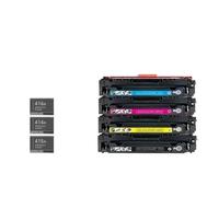HAQBTATP 4PCS 415X 416X 414X Compatible Toner Cartridge Replacement For Printers Using M454 M454dw M454nw MFP M479 M479dw M479fdw Models Works With W2030A W2040A(1Set 415X With Chip)