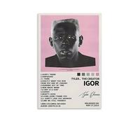 HAQJWMZC IGOR Tyler The CreatorPoster Canvas Art Oil Painting Wall Painter Home Decorative Music Album Celebrity Decorative Painting Classical Decorative Wall ArtUnframe-style-712x18inch(30x45cm)
