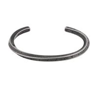 HAQUIL Oxidized Stainless Steel Viking Rune Twisted Cuff Bracelet, Viking Jewelry Gift for Men and Women