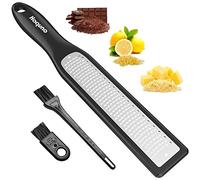 Haquno Lemon Zester, Grater Zester - Parmesan Cheese Lemon, Ginger, Garlic, Nutmeg, Chocolate, Vegetables, Fruits - Razor-Sharp Stainless Steel Blade