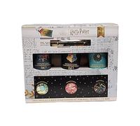 Har ry Pot ter Wizarding World Chocolate Flavour Colour Changing Hot Drink Mixes with Magical Toppings and Stir Wand - Enjoy a Fun and Interactive Hot Chocolate Experience for Fans of All Ages