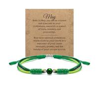 HARACRAFT Birthstone Bracelet, Luck and Protection, Tibetan Bracelet, Surfer String Wrap for Him and Her, Boyfriend, Best Inspirational Gift for Grandma, Mother's Day Gift, Medium, Nylon, No Gemstone