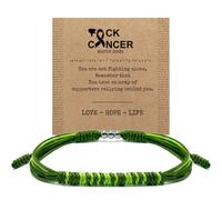 HARACRAFT Morse Code Bracelet For A Cause, Awareness Puzzle Ribbon Protection Inspirational Gift Health Ribbon Wristband Surfer String Bracelet for Men, Women, One Size, Polyester, no gemstone