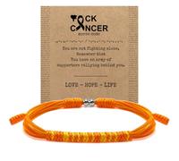 HARACRAFT Morse Code Bracelet For A Cause, Awareness Puzzle Ribbon Protection Inspirational Gift Health Ribbon Wristband Surfer String Bracelet for Men, Women, One Size, Polyester, no gemstone