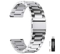Harakiri 14mm Metal Bands Compatible with Garmin Lily 2 Solid Stainless Steel Metal Adjustable Replacement Strap Durable Stylish for Lily 2 Classic/Active for Men Women