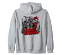 Harald Hardrada Viking King Raven Longship Zip Hoodie