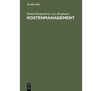 Harald Hungenberg Lutz Kaufmann Kostenmanagement (Hardback) (US IMPORT)