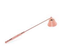 Harapu Candle Snuffer, Candlesnuffers Wick Snuffer Candle Accessory with Long Handle for Putting Out Extinguish Candle Wicks Flame Safely (Rose Gold)