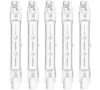 Haraqi 5 Pack Dimmable 200W R7s Halogen Bulbs 78mm 2800K Warm White 230V