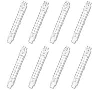 Haraqi 8 Pack Dimmable 100W R7s Halogen Bulbs 78mm, 2800K Warm White 230V Security Light Bulbs J-Type Linear Light Bulbs, for Work Light, Ceiling Lights, Floodlight, Landscape Lighting