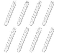 Haraqi 8 Pack Dimmable 150W R7s Halogen Bulbs 78mm, 2800K Warm White 230V Security Light Bulbs J-Type Linear Light Bulbs, for Work Light, Ceiling Lights, Floodlight, Landscape Lighting