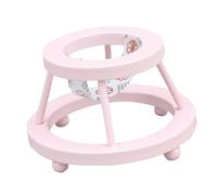 harayaa 1/12 Dolls House Doll Walkers Mini House Supplies Mini Doll Stroller Prop for DIY, Pink
