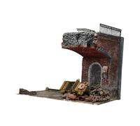 harayaa 1:35 Scale Bridge Architecture Building Model Kits，Scenery Layout DIY Scene, Unfinished Assembly Model Diorama DIY Accessory Layout Scenery Architecture Scene, Style B