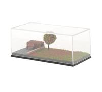 harayaa 1/64 Diecast Car Display Case Parking Lot Scene Showcase DIY Diecast Car Diorama Display Case for vehicle Model, spring scene