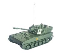 harayaa 1:72 Scale Tank Model Kits Puzzle Games for Kids Adults Gift Option DIY Assemble Simulation for Collection Keepsake Display, green 9.8x4.5x5cm