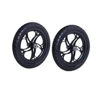 harayaa 1 Pair Balance Bike Replacement Wheels Lightweight Training Bicycle Tyre 12 inch, Plum Blossom Wheel