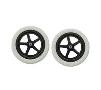 harayaa 1 Pair Balance Bike Replacement Wheels Lightweight Training Bicycle Tyre 12 inch, White wheel