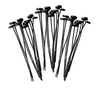 harayaa 10/30/ Quick Button Repair Fixed Tool Convenient Button less Button Sew Accessories, Black 30pcs