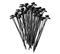 harayaa 10/30/ Quick Button Repair Fixed Tool Convenient Button less Button Sew Accessories, Black 60pcs