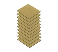 harayaa 10 Pieces Building Model Baseplates Foundation Boards DIY Architecture Supplies Wood Base Boards for Arts Crafts Handmade, 12cmx12cm