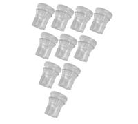 harayaa 10Pcs Clear Standoffs Sign Display Standoffs Transparent Fasteners Hardware Screw for Household Business, 1.4cmx1.4cm