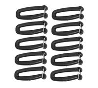 harayaa 10Pcs Webbing Strap Hook, Bridge Buckle, Keys Chain Clip Webbing Buckle Key Chain Clip Hooks for Luggage Bag DIY Accessories, 5CM