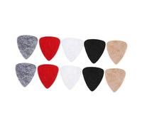 harayaa 10x Ukulele Picks Multiple Colors for 4 String Guitar Bass 1-1/5 x 1 inch Music Instrument Accessories