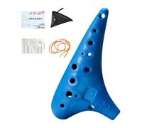 harayaa 12 Hole Ocarina with Lanyard and Storage Bag Flute Kids Ocarina Instrument for Beginners, Blue