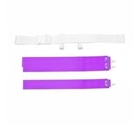harayaa 2 Pack Flag Football Belt Straps Buckles Coaching Tool with Nylon PVC Streamers Snap Buckle Tabs Adjustable 120cm Waist for A, 5 Pcs