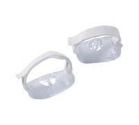 harayaa 2 Pieces Piano Finger Trainers Finger Exercisers Posture Correction Tools for Experienced Musician, Semi Clear white