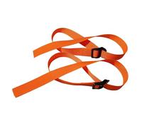 harayaa 2 Pieces Rowing Machine Feet Straps Adjustable Multifunctional Fix Bands Lightweight Leg Training 76 cm Fitness Feet Straps, Orange