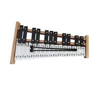 harayaa 27 Notes Glockenspiel Xylophone, 27 Key Wooden Percussion Toy, Percussion Instrument Music Teaching for Music Lessons Home