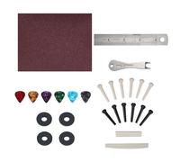 harayaa 27Pcs Guitar Tool Kits Maintenance Tools Steel Ruler Professional Guitar String Tool Guitar Repairing for Bass Ukulele Banjo