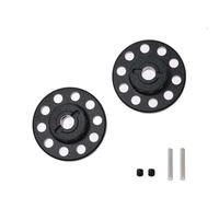 harayaa 2Pcs 1/10 RC Rear Wheel Adapter Hub Replacements Aluminum Alloy Upgrade for CW01 1/10 RC Hobby Car Model DIY Accessories
