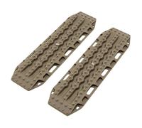 harayaa 2Pcs RC Car Sand Ladder Board RC Ramps Board DIY Modified Lightweight Accessories Anti Skid Plate for 1/8 1/14 Spare Parts, Coffee