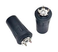 harayaa 2X Ice Cane Crutch Tips,Rubber Sleeves,Replacement Nonslip Tip Point Grip Foot Pads for Camping Climbing Grass Gravel Travel