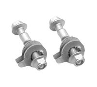 harayaa 2X Kit Adjustable Correction Alignment Kit cam Bolt for Vehicles, 12mm Double Gasket