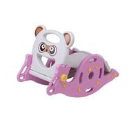 harayaa 3 in 1 Rocking Toy Rocking Horse for Children Ages 1-6 Years Climber Playground, pink