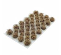harayaa 39 Pieces Simulation Grass Cluster Miniature Tufts Nylon Material Fine Fibers Realistic Texture Dynamic Scenery for Architectural Models Wargaming, Withered