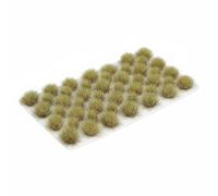 harayaa 39 Pieces Simulation Grass Cluster Miniature Tufts Nylon Material Fine Fibers Realistic Texture Dynamic Scenery for Architectural Models Wargaming, Autumn Yellow