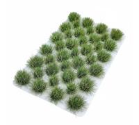 harayaa 39 Pieces Simulation Grass Cluster Miniature Tufts Nylon Material Fine Fibers Realistic Texture Dynamic Scenery for Architectural Models Wargaming, color to 9