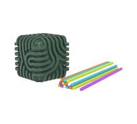 harayaa 3D Sensory Activity Board Fidget Pads Toys Development Portable Sensory Toys for Kids Adults, for Leisure Activity Car Plane, Green