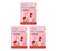 harayaa 3Pcs Hand Peel Mask Hand Treatment Refreshing Hand SPA Gift for Dry Hand for Women Men Soft Exfoliating, Goat Milk