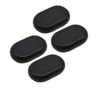 harayaa 4 Pieces Hot Stones Massage Set Warmer Rock Professional Premium Home SPA Oval for Back Gift Hot Rocks Massage Gua Sha Tool, 11cmx7cm